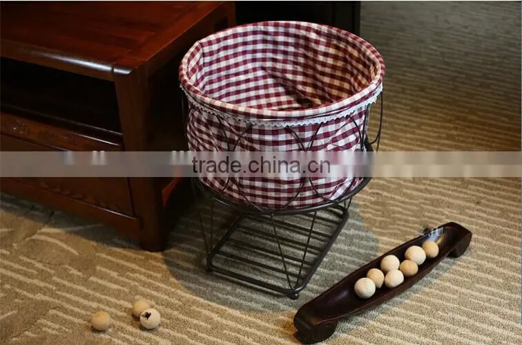 handmade steel wire basket for plant stainless steel wire basket for plant