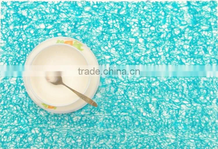 Stylish Wide EVA Placemat - Solid Blue