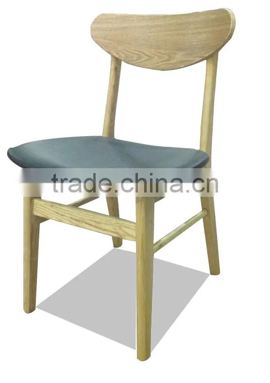 New casual wooden leather chair withbed room furniture bedroom set