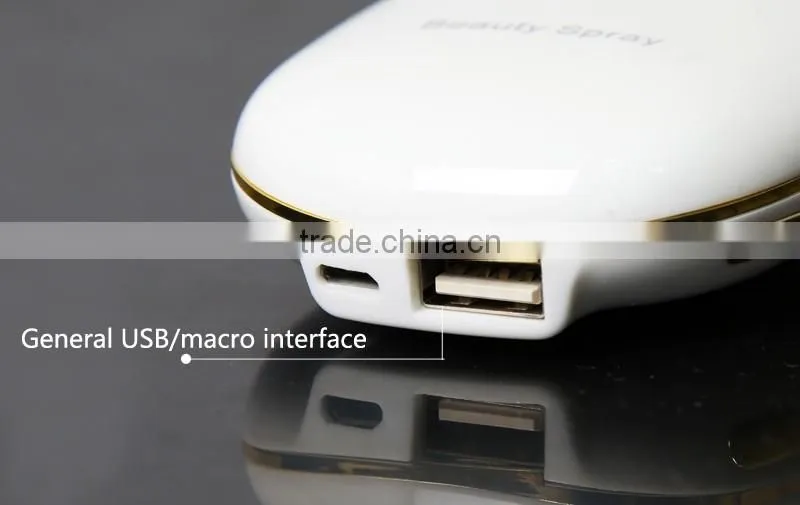 2016 Humidifier Handy Facial Water Nano Mist Spray with 8800mAh power bank