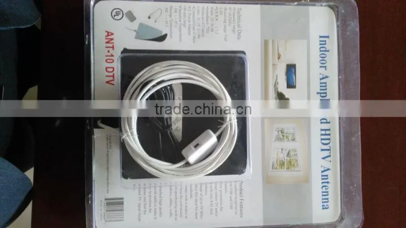 Newest Digital indoor tv Antenna with amplifier gain 25-30 db Hot Indoor tv antenna