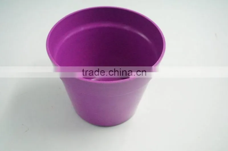 2016 hot selling bio bamboo fibre planter pots