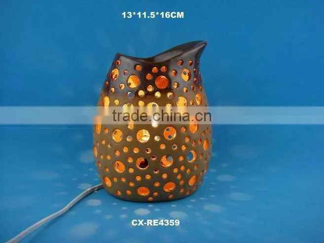 Ceramic oil burner-Constant Temperature Electric Ceramic Wax Warmer for Soy Wax