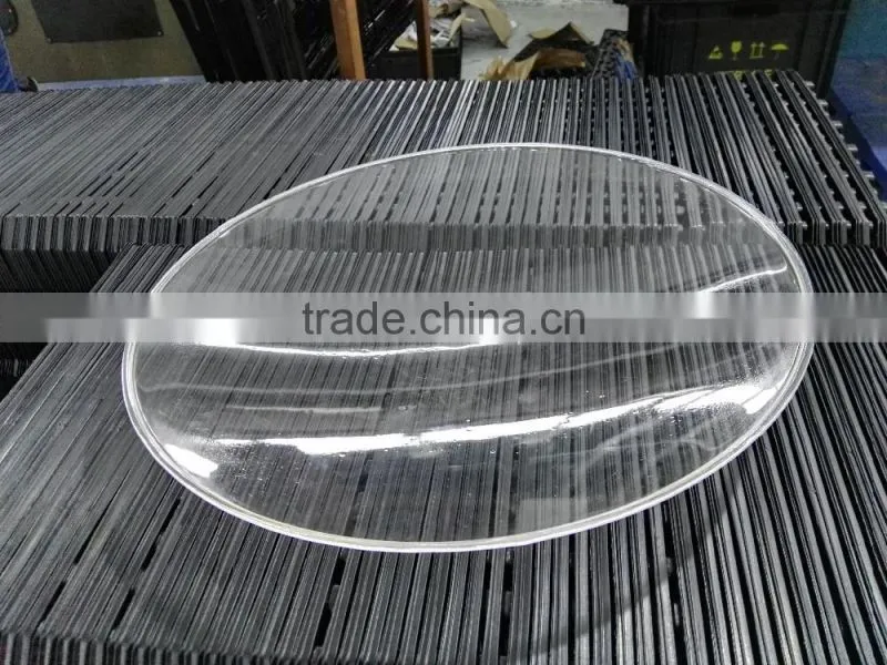custom made plastic street lamp cover polycarbonate clear outdoor lamp