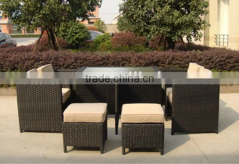 9pcs rattan sofa set