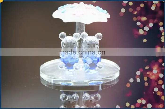 Mini small gifts Souvenirs crystal animal model crafts as led flashing party return gifts
