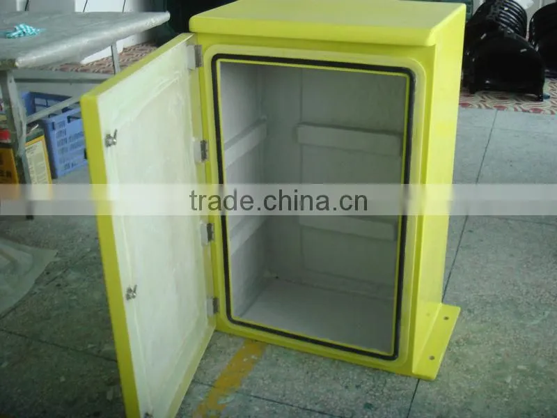 Free standing customized fiberglass enclosure for battery FRP SMC box