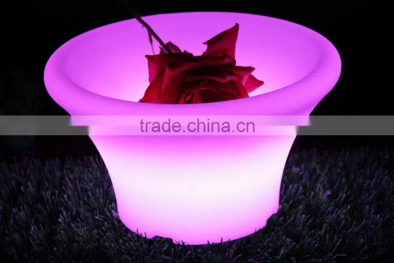 LED flower pot wine storage plastic home furniture