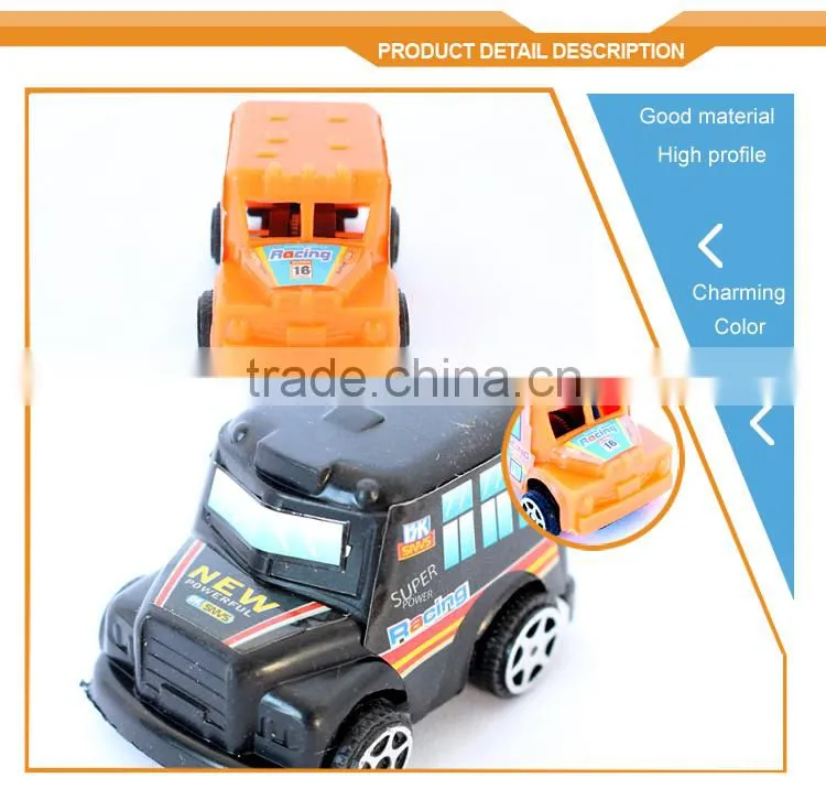 Funny pull back car cartoon figure toys mini car for kids