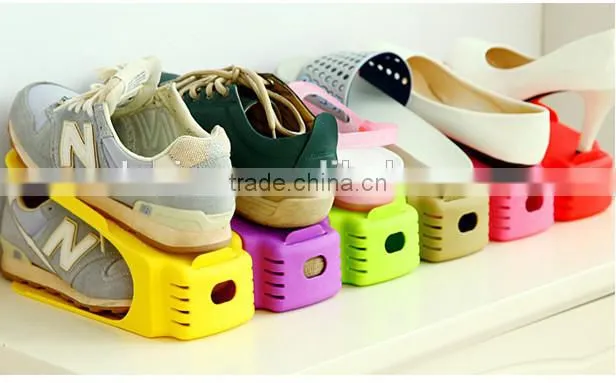Thick Plastic One-piece Shoe Stand , Shoe Storage Rack