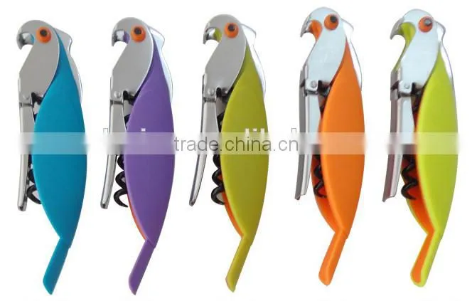 Very Cute Promotional Gift Parrot shape Multifunction Bottle opener