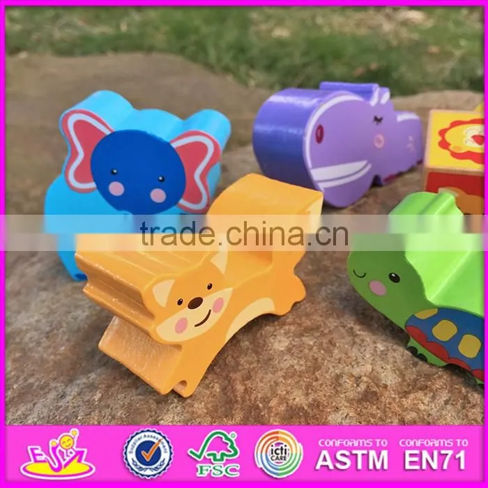 2016 new design funny toddlers wooden balancing toys for 2 year olds W11F047