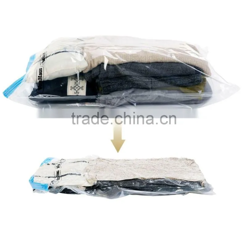 Gear Space Saver Travel Bags. No Vacuum Rolling Compression