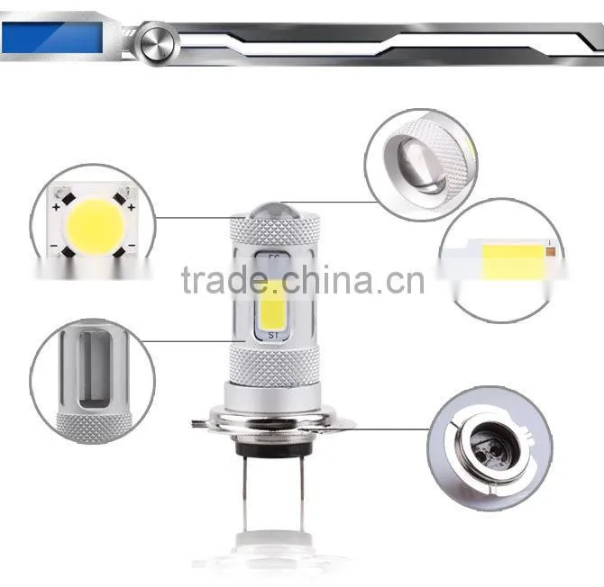 New Car Accessories Best Quality h7 12V-24V Cob Led Fog Light Car Factory Wholesale Price
