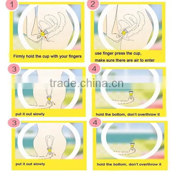 FDA Approved Soft silicone menstrual period cup