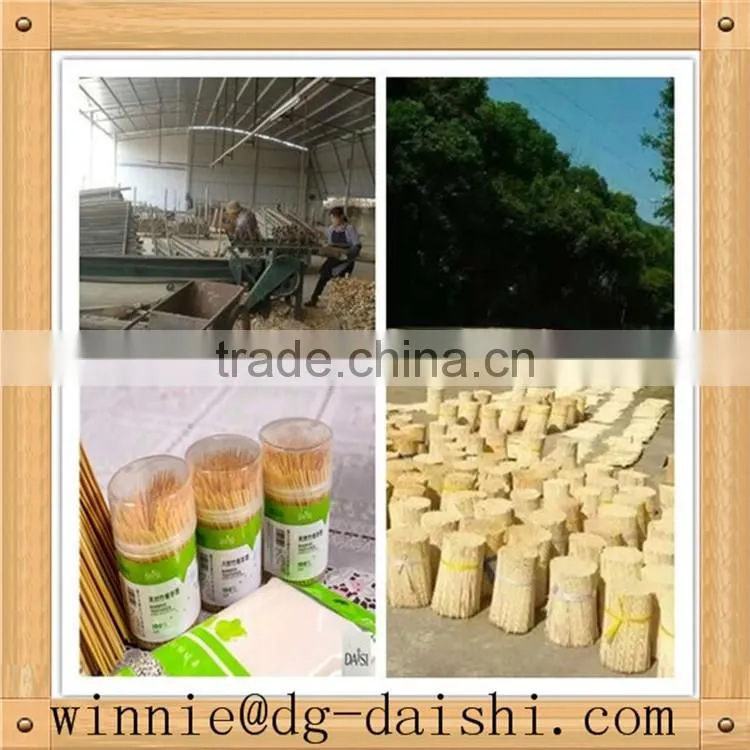 China Factory hot sale disposable Barbecue tools round sticks BBQ natural bamboo skewers