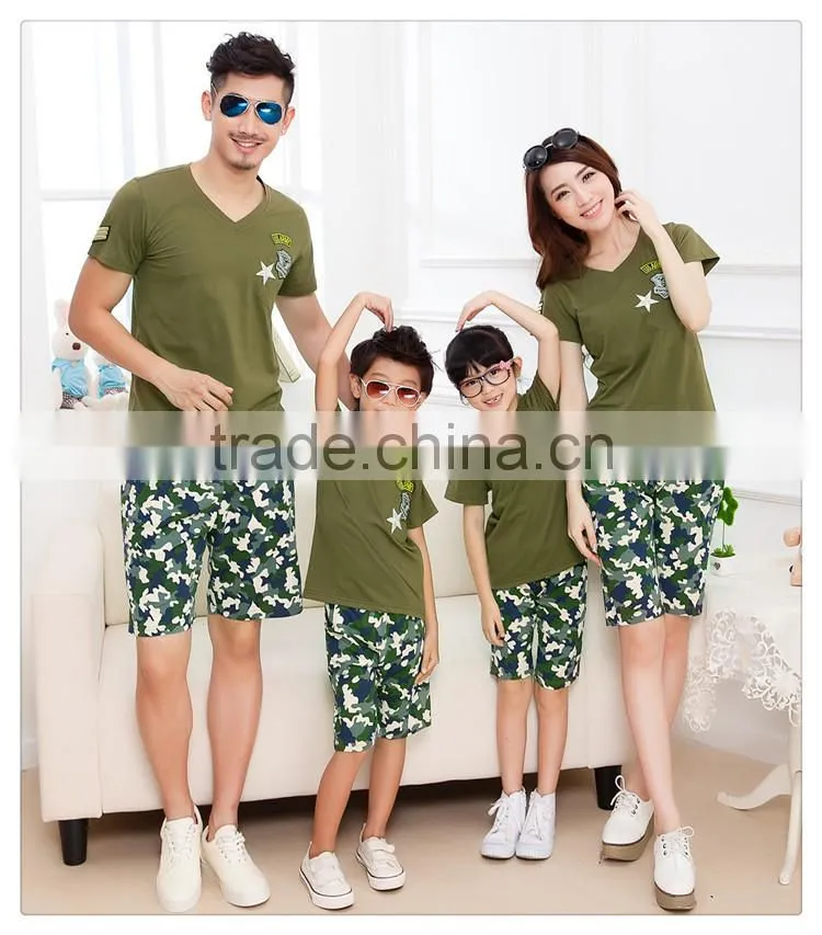 Hot new products for 2015 parentage clothes cute kid sweatshirt and pant, couple pajamas set best selling in uk