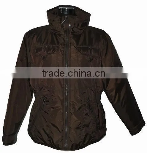 2014 European Style Waterproof Men's Winter Jackets With Stand Collar Hoodless OEM