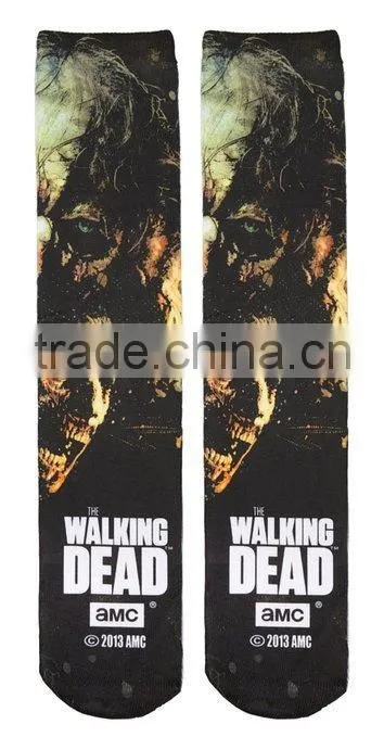 all over photo printing sublimation wholesale custom print socks