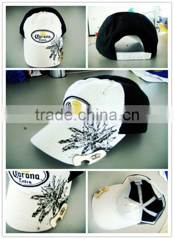 Hand drawing baseball cap/glow 5 panel sports hat