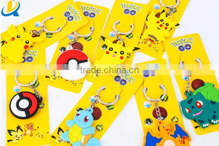new design pokemon keychain pvc keychain