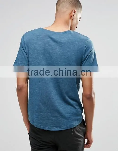 Men high quality chest pocket o-neck short sleeves t-shirt manufacturers