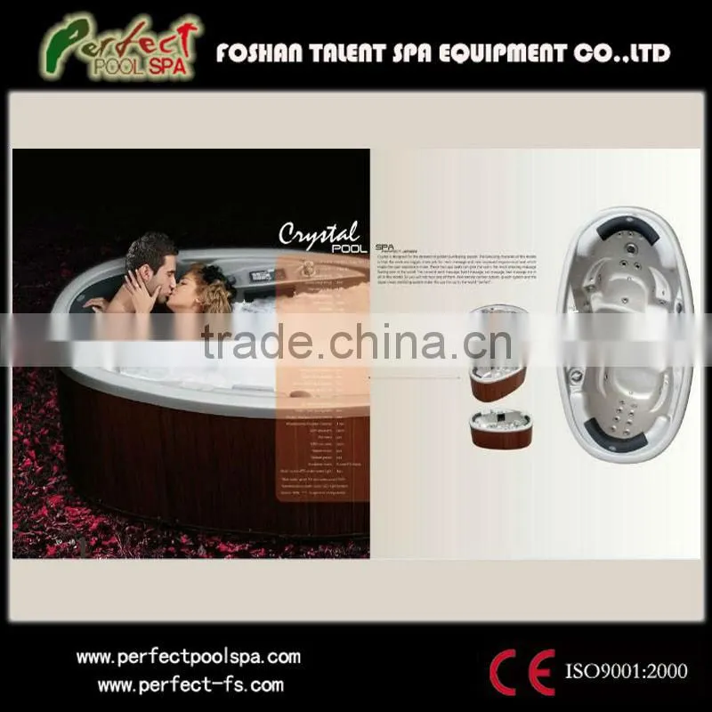 Crystal acrylic massage spa pool in china
