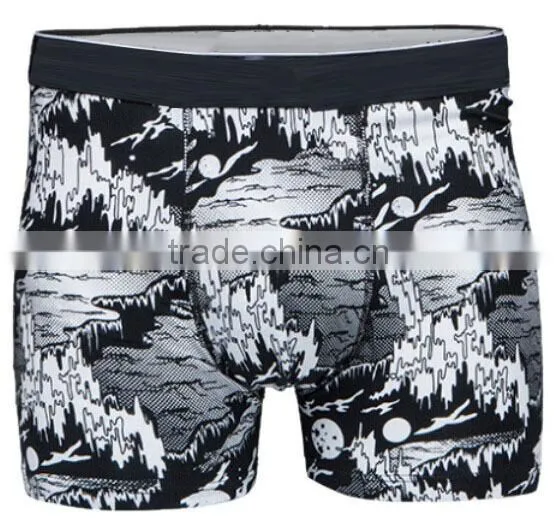 Mens top quality good design fashion boxer shorts trunk