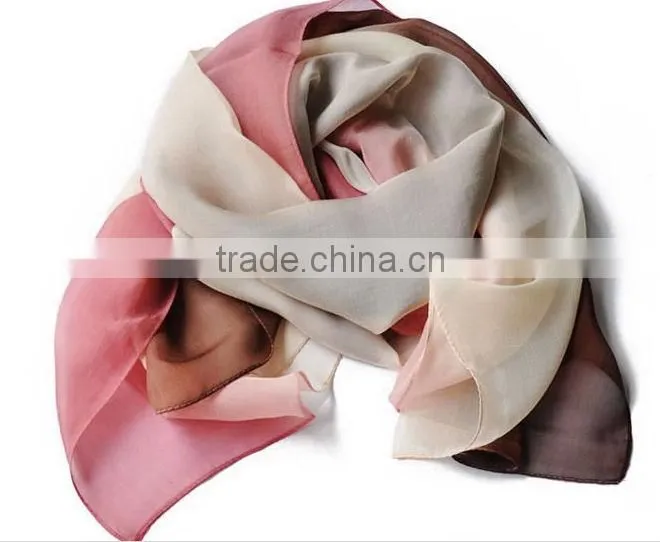 New fashion 100% silk scarf