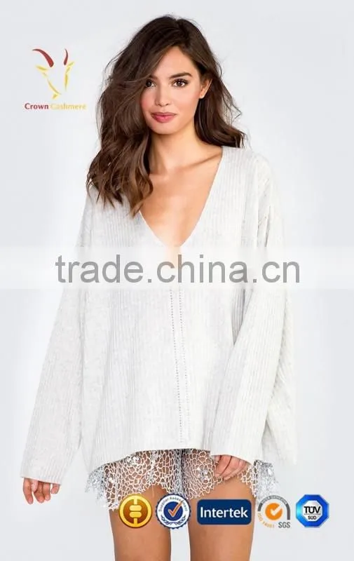Chinese New Fashion Wool V Neck Sweater