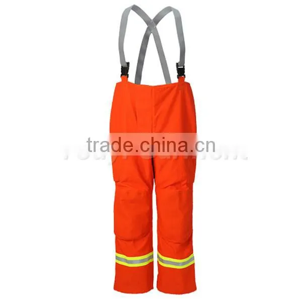 hi-vis fire retard workwear with flap pocket and articulated sleeve