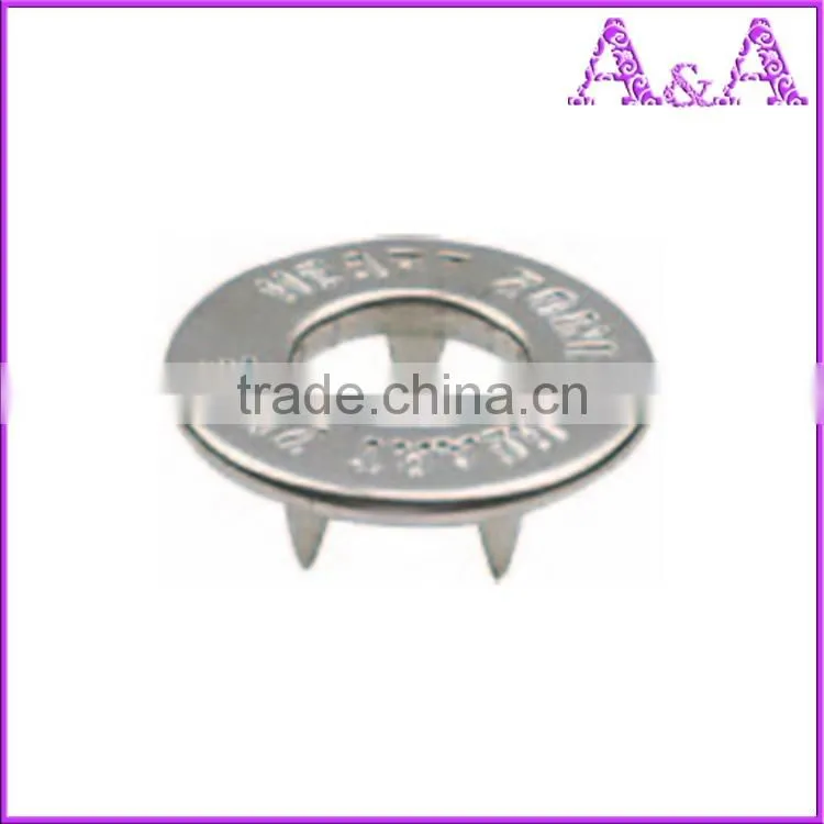 metal Prong Snap Ring Buttons