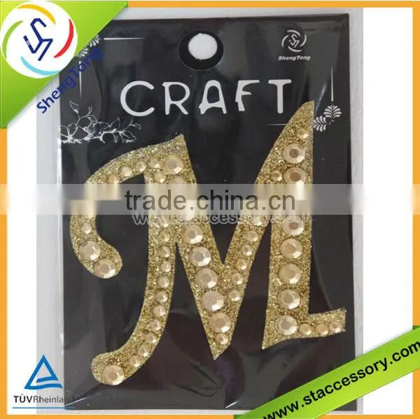 Fashion iron on letters wholesale for t shirt high quality