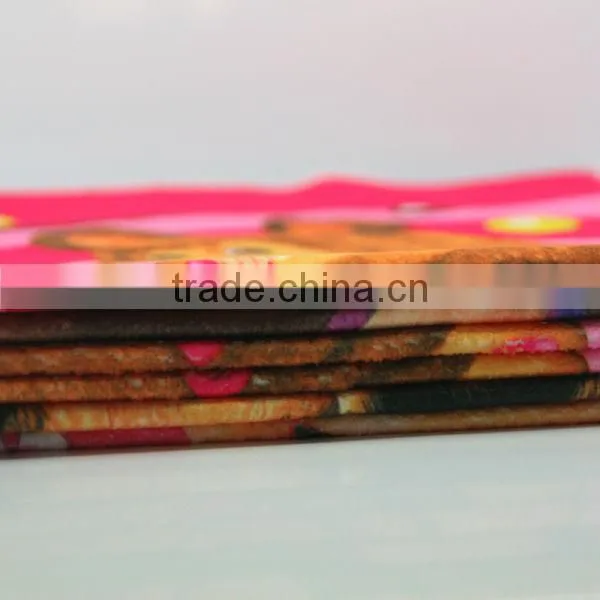 super soft microfiber printed bath towels