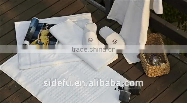 5-Star Hotel High Quality Non Slip Footprint Bath Mat Set