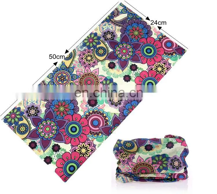 Supplier Custom Foulard Spandex Printing Bandana Scarf For Man