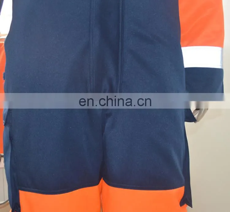 100%Cotton FR reflective protective coverall for mining worker