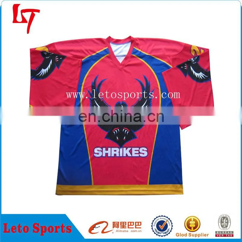 International Fearless Eagle Ice Hockey Jersey / Player Hockey Shirts