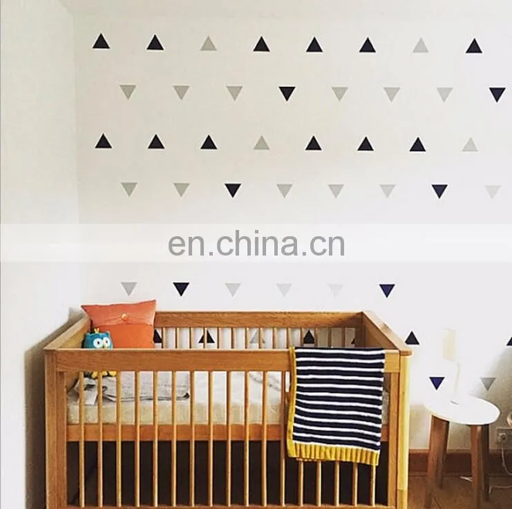 Ins Style Triangle Shape Vinyl Wall Sticker Children Room Home Decoration Mural Roon Decal