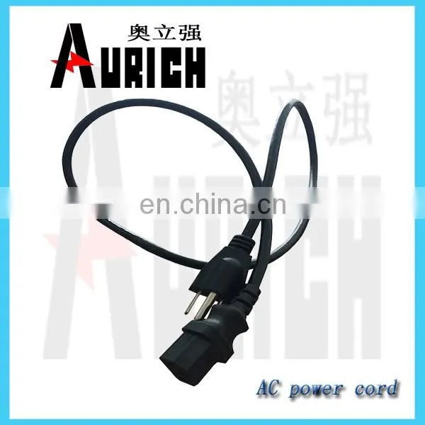 Ac power cord us computer 16awg wire cable us cordset