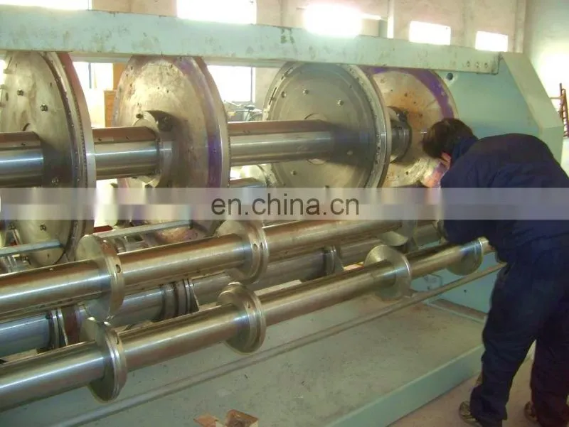 High quality with CE corrugated carton box making machine du carton