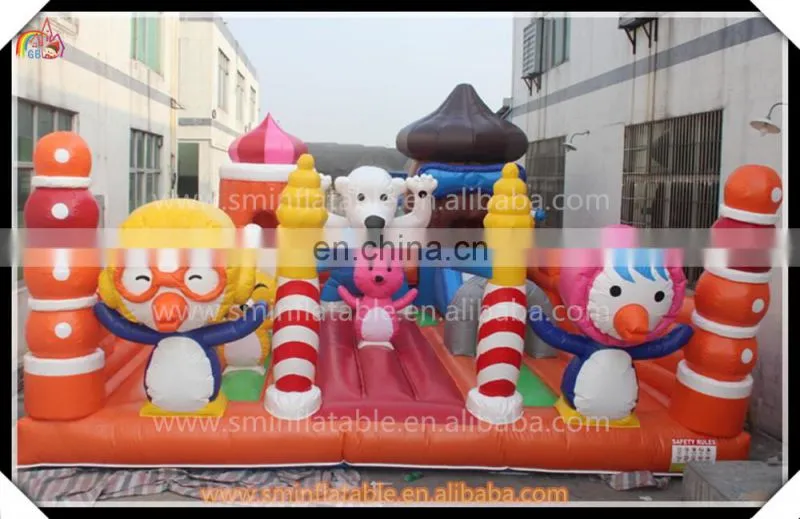 Top Fun Inflatable cartoon funcity,interesting amusement park,outdoor inflatable park