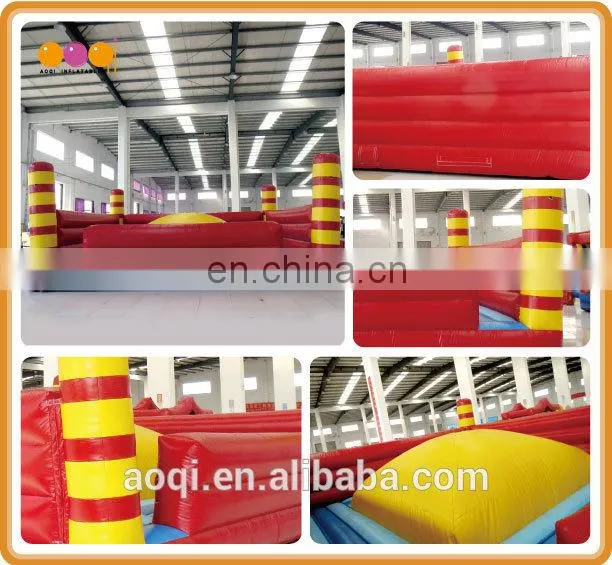 AOQI funny soft mountain fun city good quality inflatable soft play air mountain with free EN14960