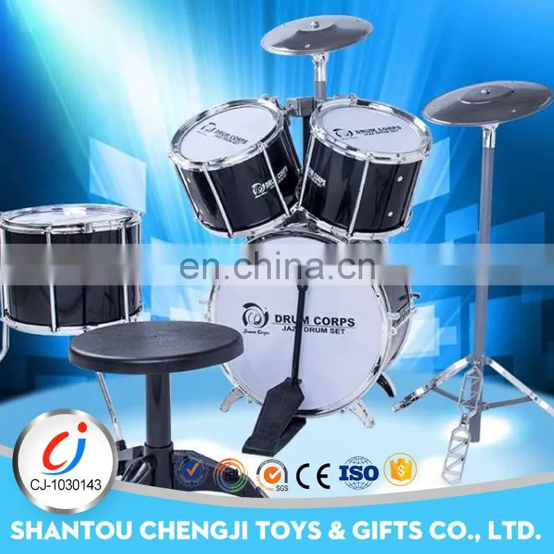 Battery Operated Musical Instrument Plastic Kids Jazz Drum Set ...