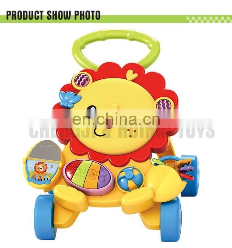 Musical piano lion walker new model baby walker