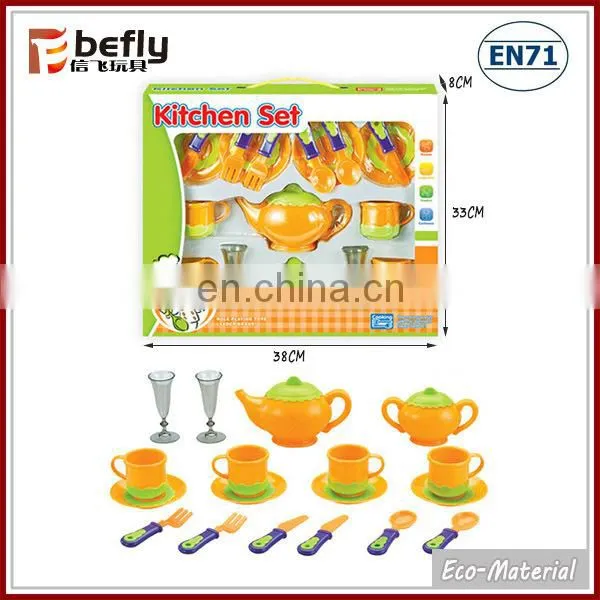 Electric kids play set kitchen toys with light and sound