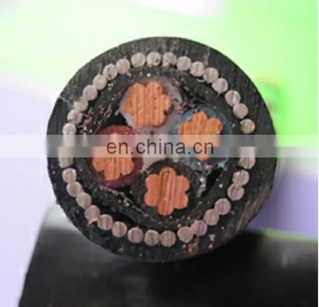 Steel wire armoured power cable 4x25mm2 for Kenya Tanzania USA