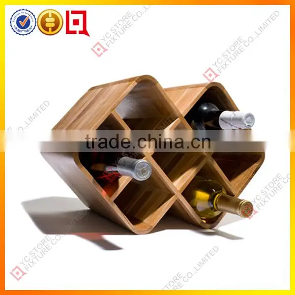 New design wooden wine rack
