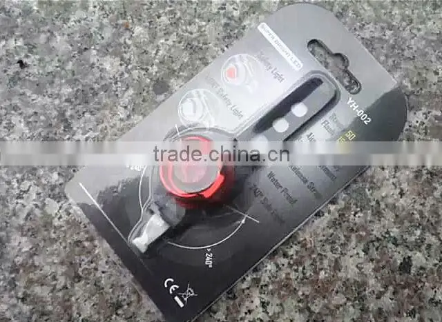 Outdoor aluminum alloy and silicone led mountain bike light