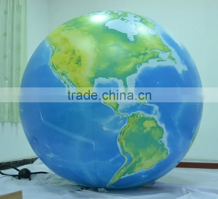 3m inflatable earth balloon,inflatable earth globe beach ball,inflatable giant beach ball